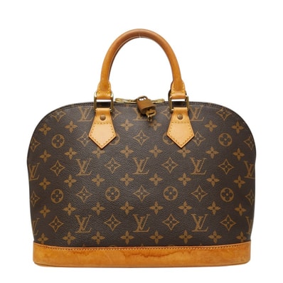 ルイ ヴィトン モノグラム アルマPM 旧型 ハンドバッグ ショルダーバッグ2WAY M51130 ブラウン PVC レザー レディース LOUIS VUITTON 【中古】