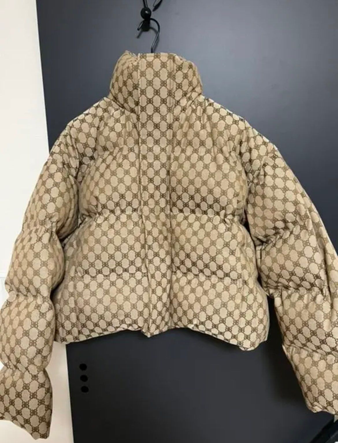 GUCCI x BALENCIAGA The Hacker BB Puffer "Beige"