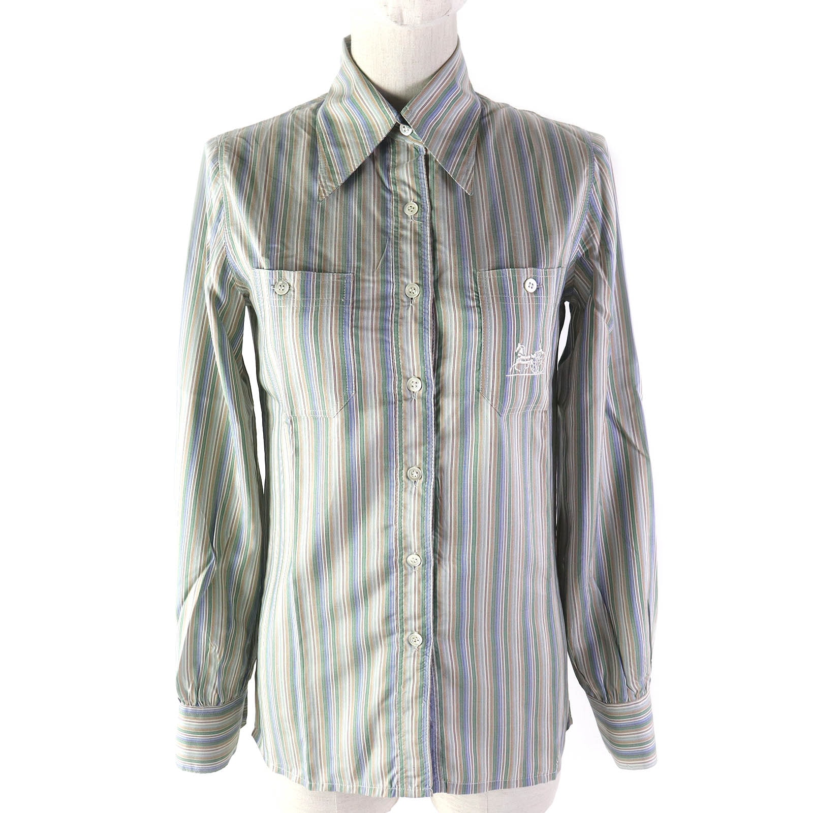 未使用品 セリーヌ
 長袖シャツ マルチカラー レディース 38