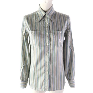 未使用品 セリーヌ
長袖シャツ マルチカラー レディース 38