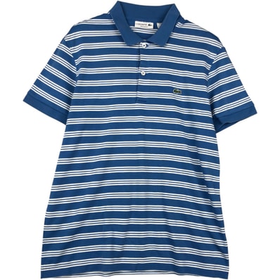古着 ラコステ LACOSTE REGUL FIT 半袖 ボーダー ポロシャツ メンズM相当/eaa622694