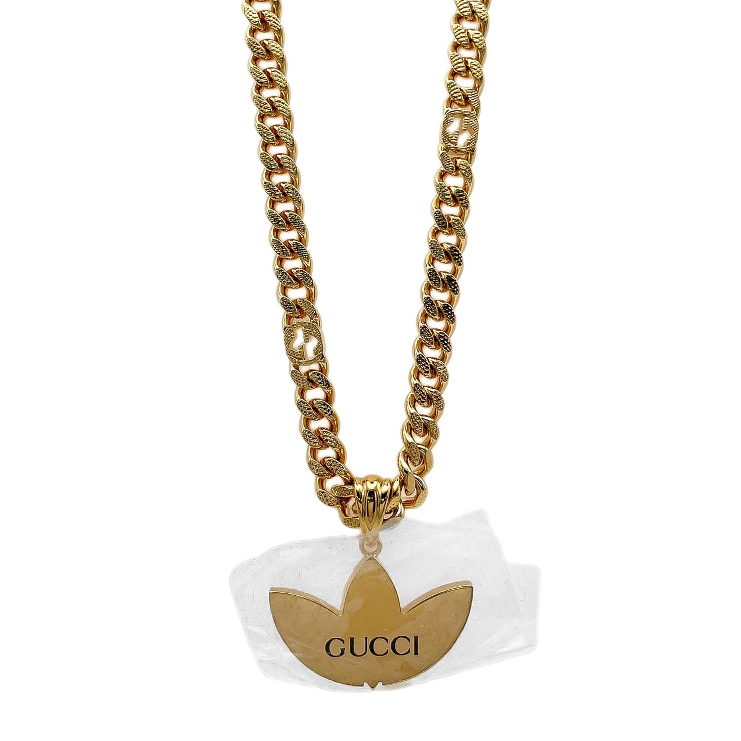 GUCCI グッチ インターロッキング ネックレス
 メタル ゴールド レディース
 【中古】