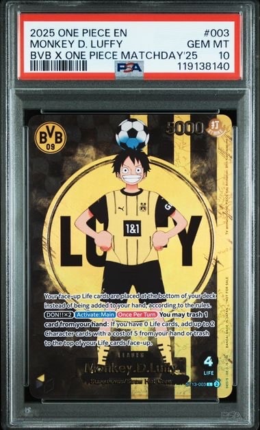 モンキー・D・ルフィ L [ST13-003]【英語版】(プロモーションカード「ボルシアドルトムント × ONE PIECE マッチデー 2025」)