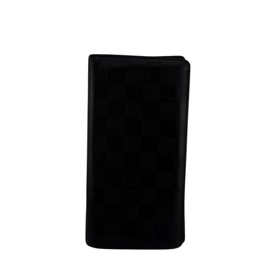 ルイヴィトン LOUIS VUITTON 長財布 ダミエアンフィニ ポルトフォイユブラザ N63010 ブラック