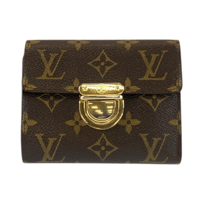 LOUIS VUITTON ルイヴィトン モノグラム ポルトフォイユ コアラ ブラウン ゴールド金具 PVC 折財布 コンパクトウォレット 600330 【中古】