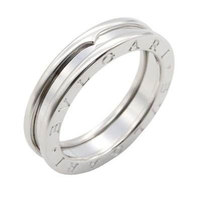 ブルガリ BVLGARI B-zero1 ビーゼロワン リング 1バンド リング・指輪 ジュエリー K18WG(ホワイトゴールド) メンズ レディース シルバー系 【中古】