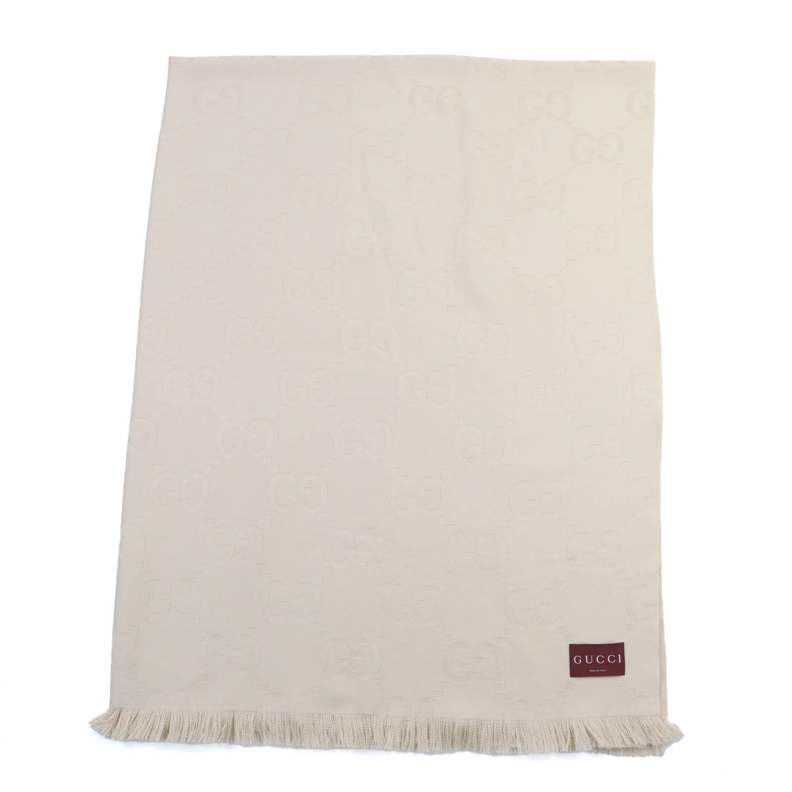 極美品 グッチ
 ショール ベージュ レディース 135×180cm 795551