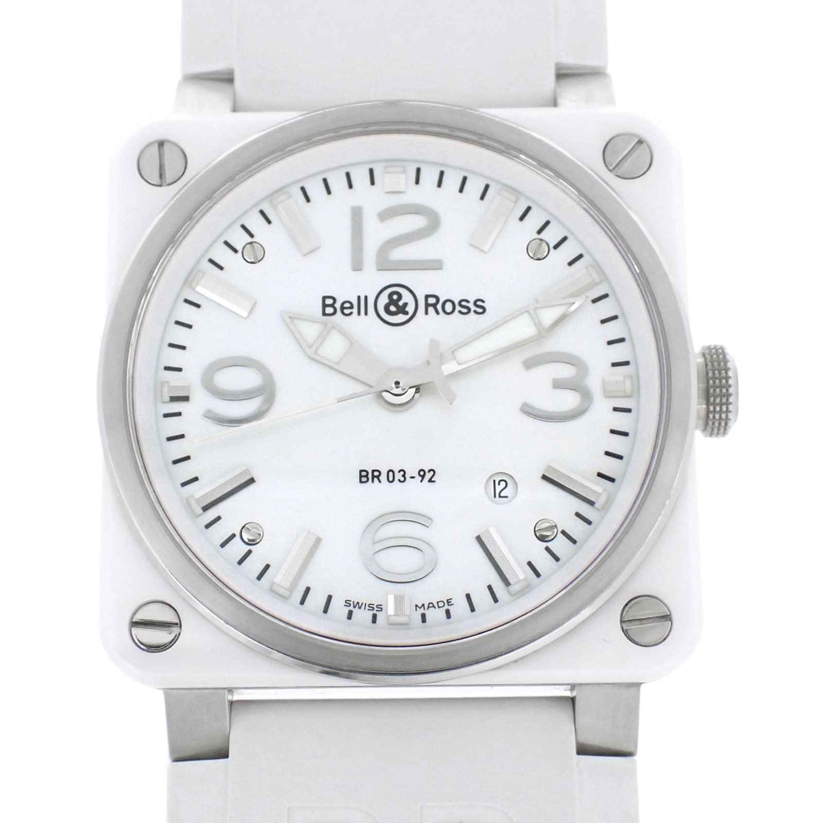 Bell&Ross ベル&ロス  BR 03-92 アビエーター  BR03-92-SC  ホワイトシェル  メンズ 腕時計