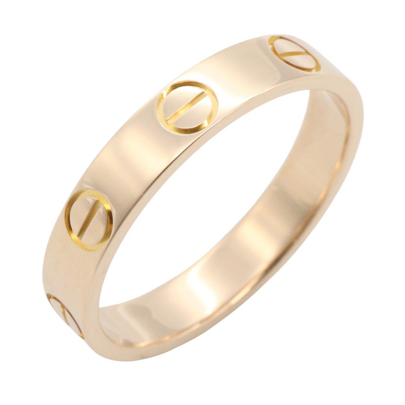 カルティエ CARTIER ミニラブリング リング・指輪 ジュエリー K18PG(ピンクゴールド) レディース ゴールド系 B4085251 【中古】