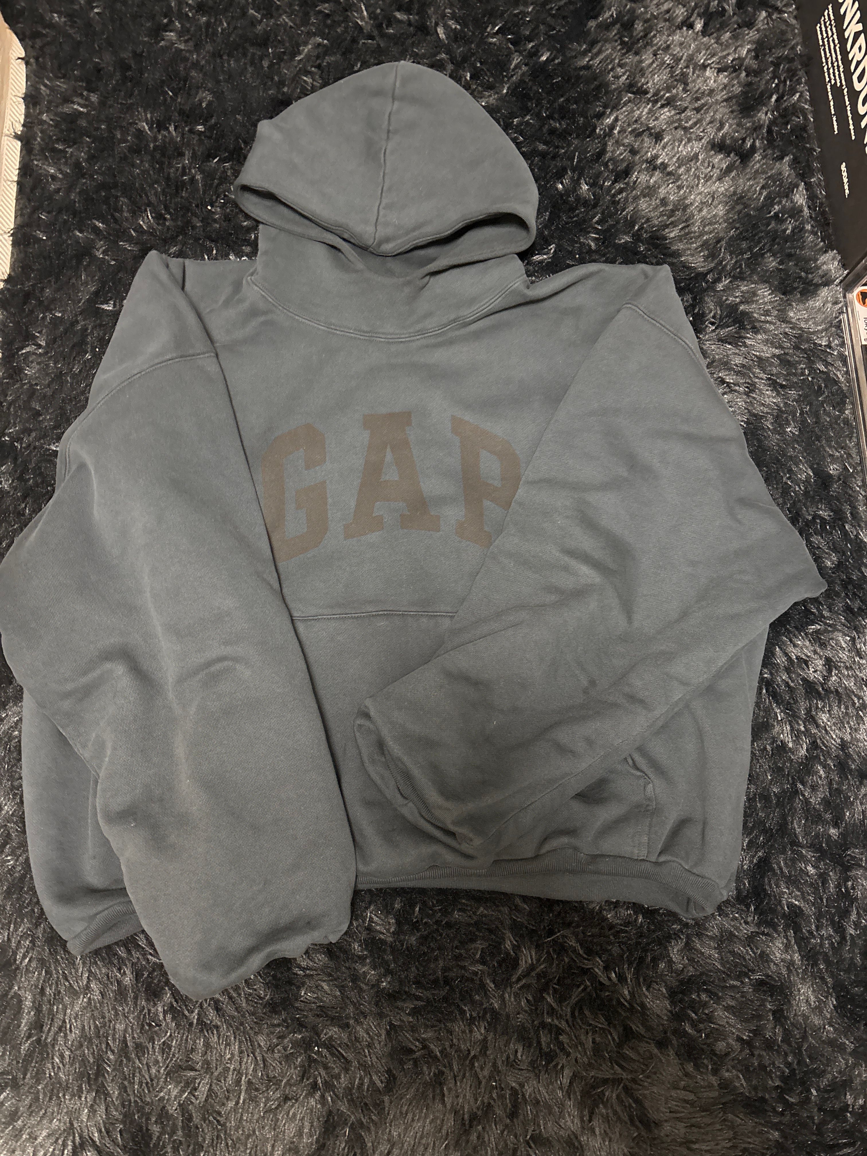 YEEZY GAP Dove Hoodie "Washed Black"
