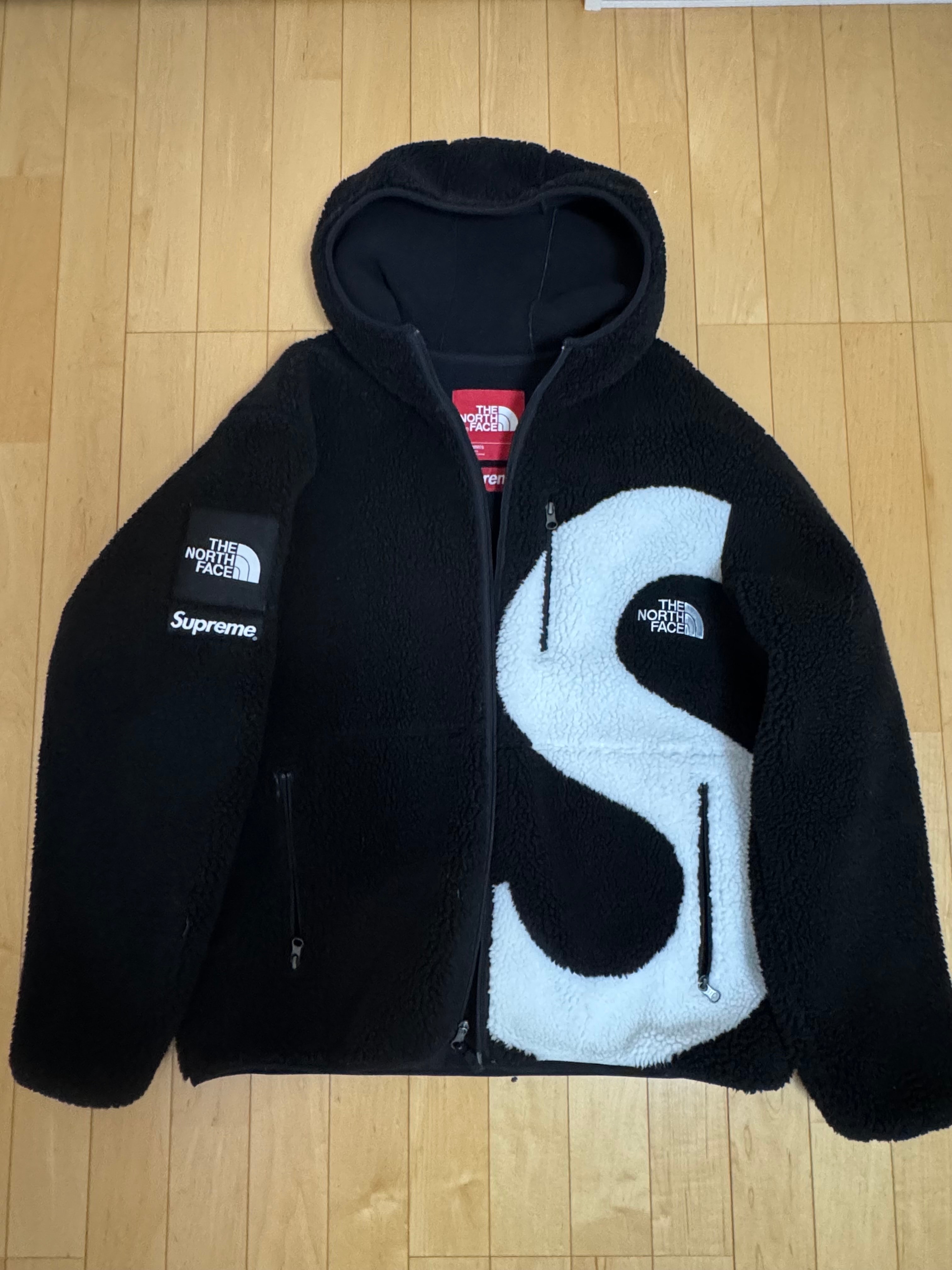 Supreme x The North Face S Logo Hooded Fleece Jacket "Black"