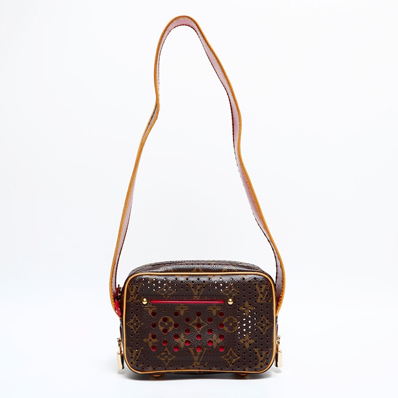 ヴィトン LV 2006年製 モノグラム ペルフォ ミニ トロカデロ ショルダーバッグ【中古】