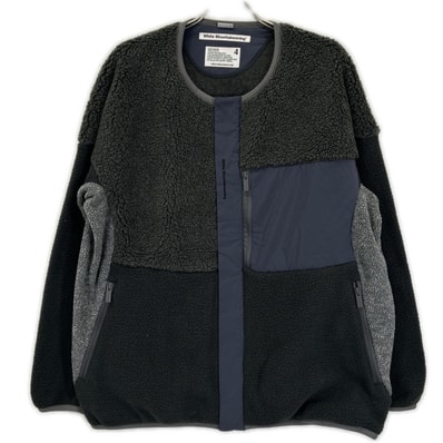 ホワイトマウンテニアリング WM2173512 グレー GORE-TEX INFINIUM パッチワークボア ジャケット 4