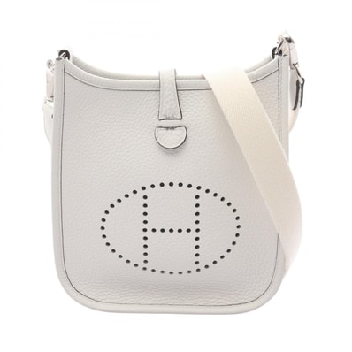 エルメス HERMES エヴリンアマゾンTPM ショルダーバッグ バッグ レザー トリヨンクレマンス トリヨンクレマンス ニューホワイト K刻印(2025年製造) レディース ホワイト系 【中古】