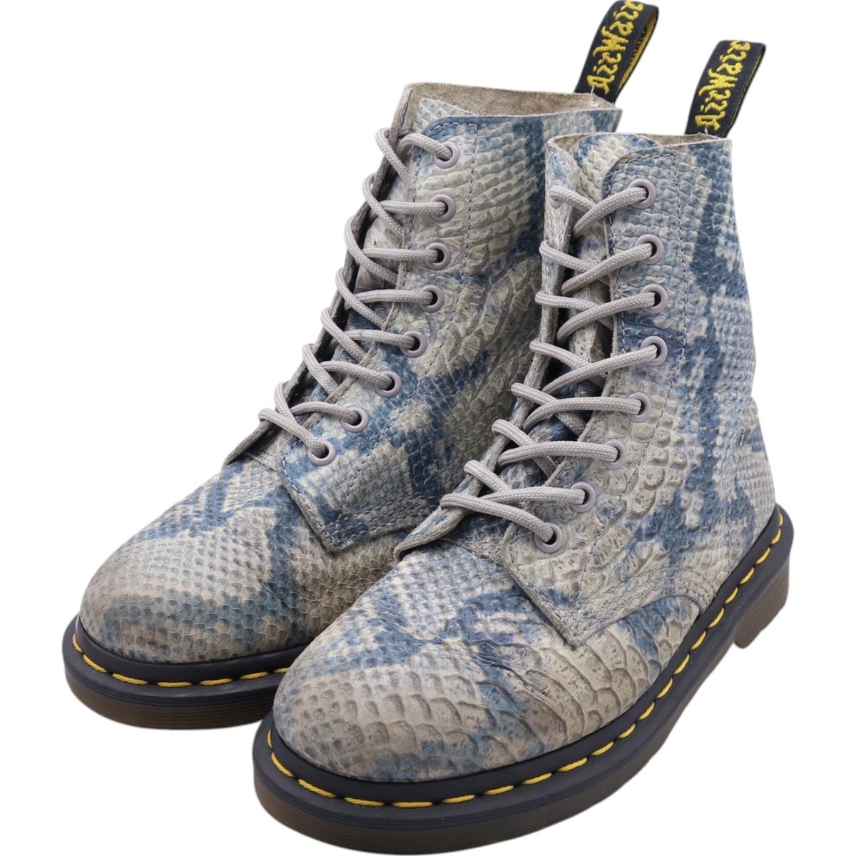 古着 ドクターマーチン Dr.Martens 蛇柄 パイソン柄 8ホールブーツ 4 レディース23.0cm相当/saa011944