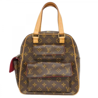 【6db1392-k】ルイヴィトン ハンドバッグ モノグラム エクサントリシテ M51161 ブラウン【中古】レディース