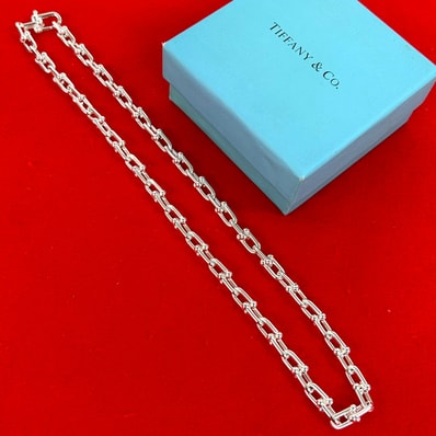 TIFFANY&Co. ティファニー ハードウェア スモールリンク ネックレス シルバー925 ネックレス シルバー
25803
