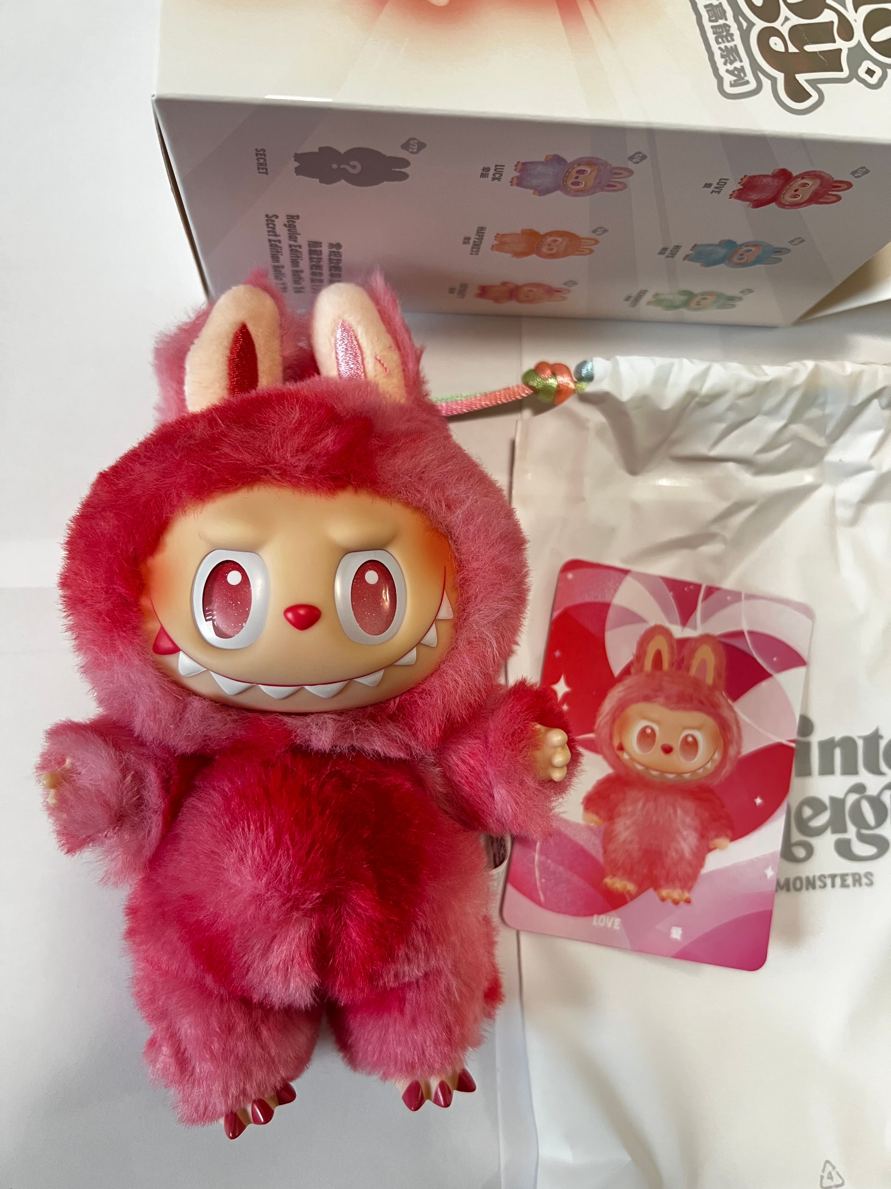 POP MART THE MONSTERS (LABUBU) Big into Energy Series Plush Pendant LOVE