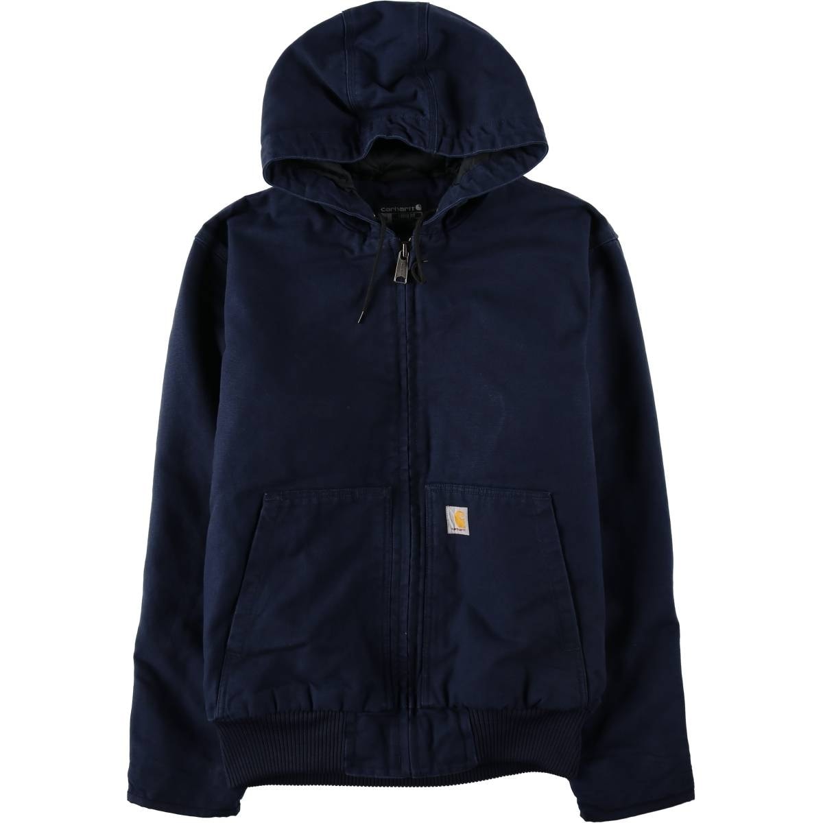 古着 カーハート Carhartt Loose Fit アクティブジャケット 中綿入り ダックフルジップパーカー メンズM相当/eaa645755