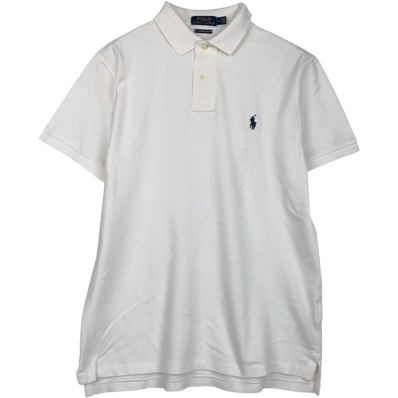 古着 ラルフローレン Ralph Lauren POLO RALPH LAUREN CUSTOM SLIM FIT 半袖 ポロシャツ メンズM相当/eaa656518