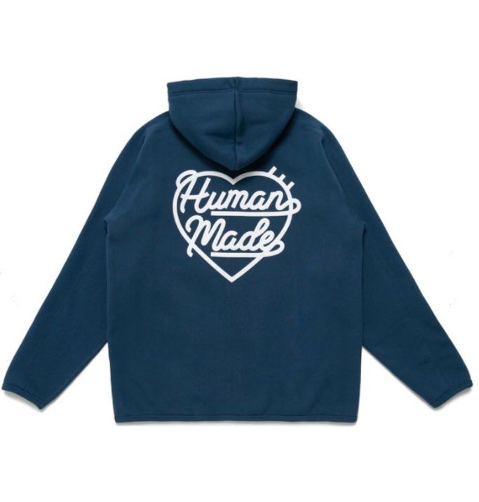 HUMAN MADE OUTDOOR SWEAT FLEECE HOODIE "Grey"