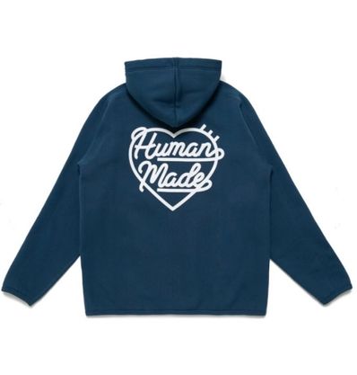 HUMAN MADE OUTDOOR SWEAT FLEECE HOODIE "Grey"