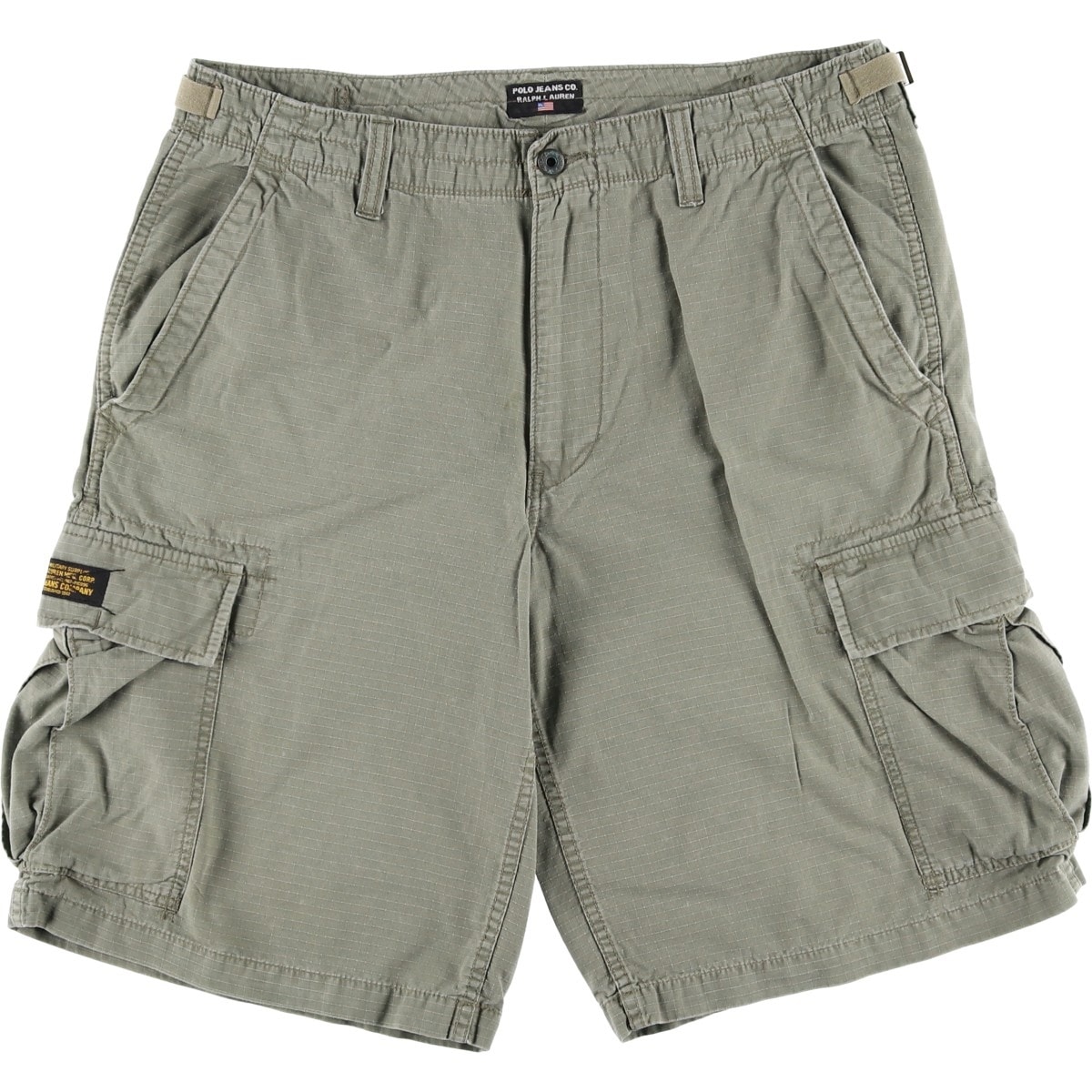 古着 00年代 ラルフローレン Ralph Lauren POLO JEANS COMPANY リップストップ カーゴショーツ ハーフパンツ メンズw37相当/eaa619328 【中古】 【260310】 【GR-NV】/eaa619328