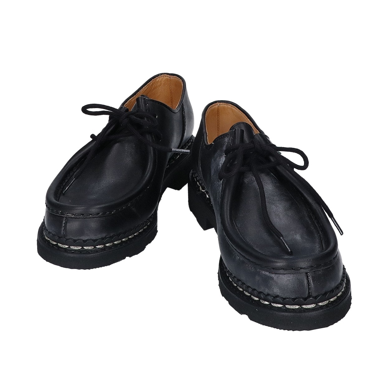 パラブーツ 【新品】MICHAEL ミカエル レザー チロリアンシューズ 5 1/2