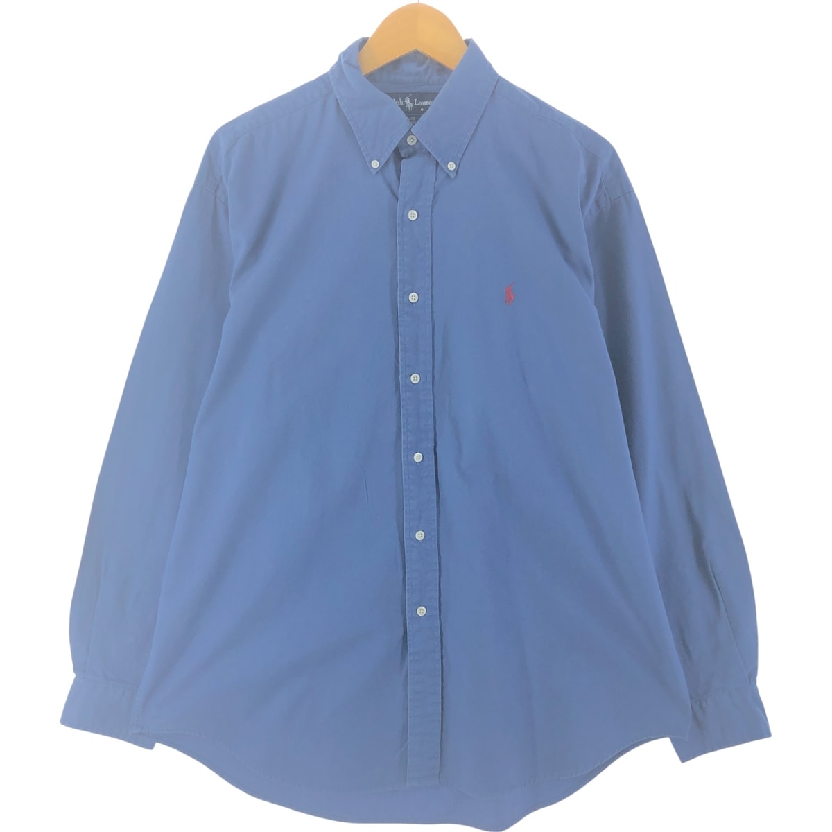 古着 ラルフローレン Ralph Lauren BLAIRE 長袖 ボタンダウンシャツ メンズL相当/eaa539111