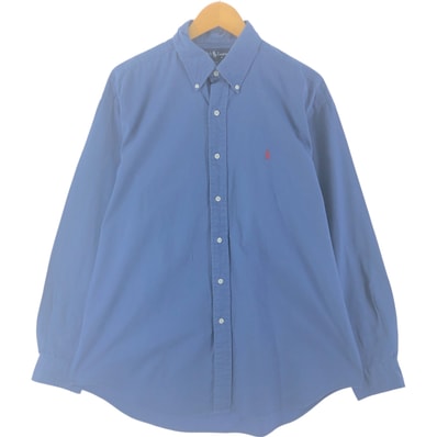 古着 ラルフローレン Ralph Lauren BLAIRE 長袖 ボタンダウンシャツ メンズL相当/eaa539111