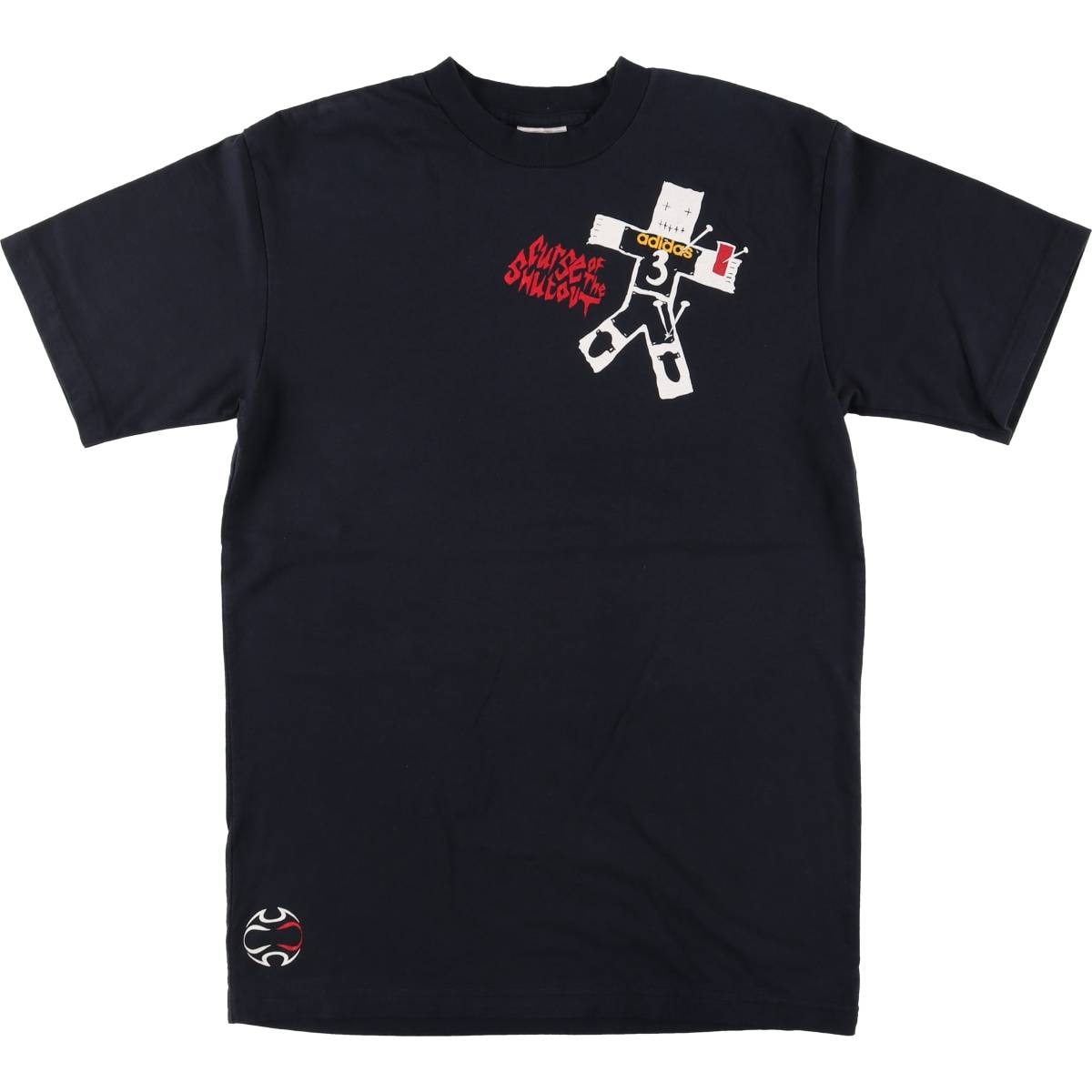 古着 00年代 アディダス adidas メッセージ プリントTシャツ メンズL相当/eaa557907