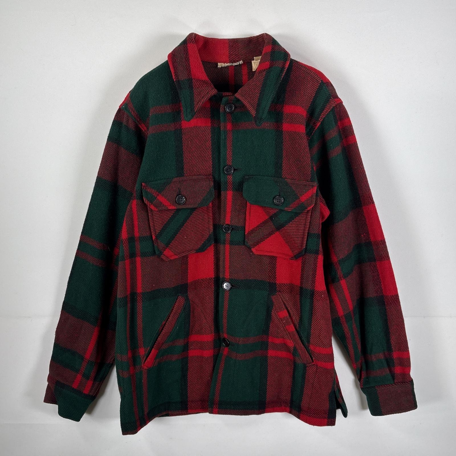 古着 60's~70's/60年代~70年代 ヴィンテージ エルエルビーン L.L.Bean USA製 カバーオール 筆記体タグ  レッド チェック メンズ