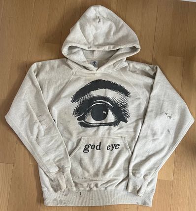 SAINT Mxxxxxx HOODIE GOD EYE "Grey"