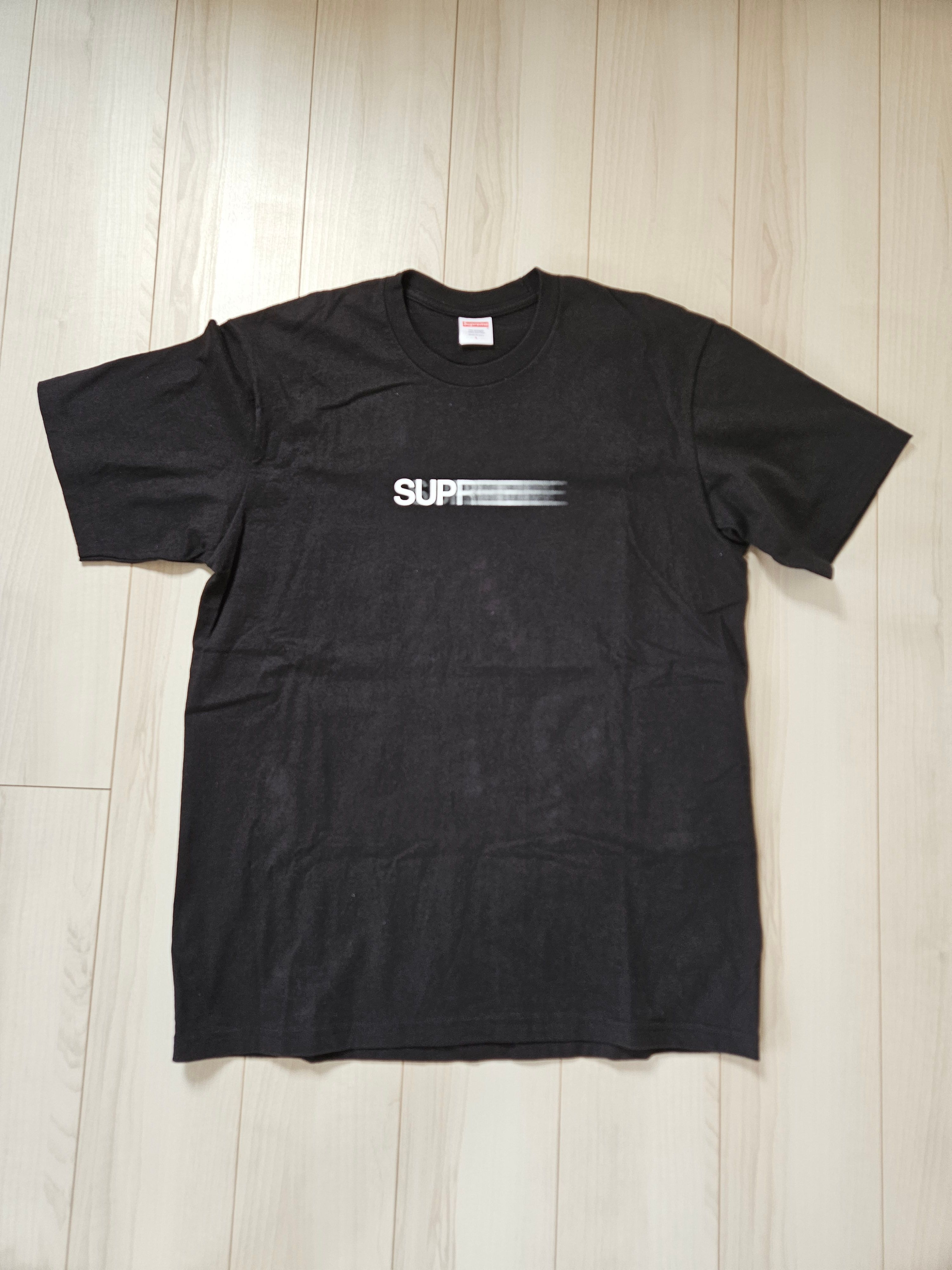 Supreme Motion Logo Tee "Black" (23SS)