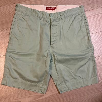 supreme 15ss chino shorts light blue 32