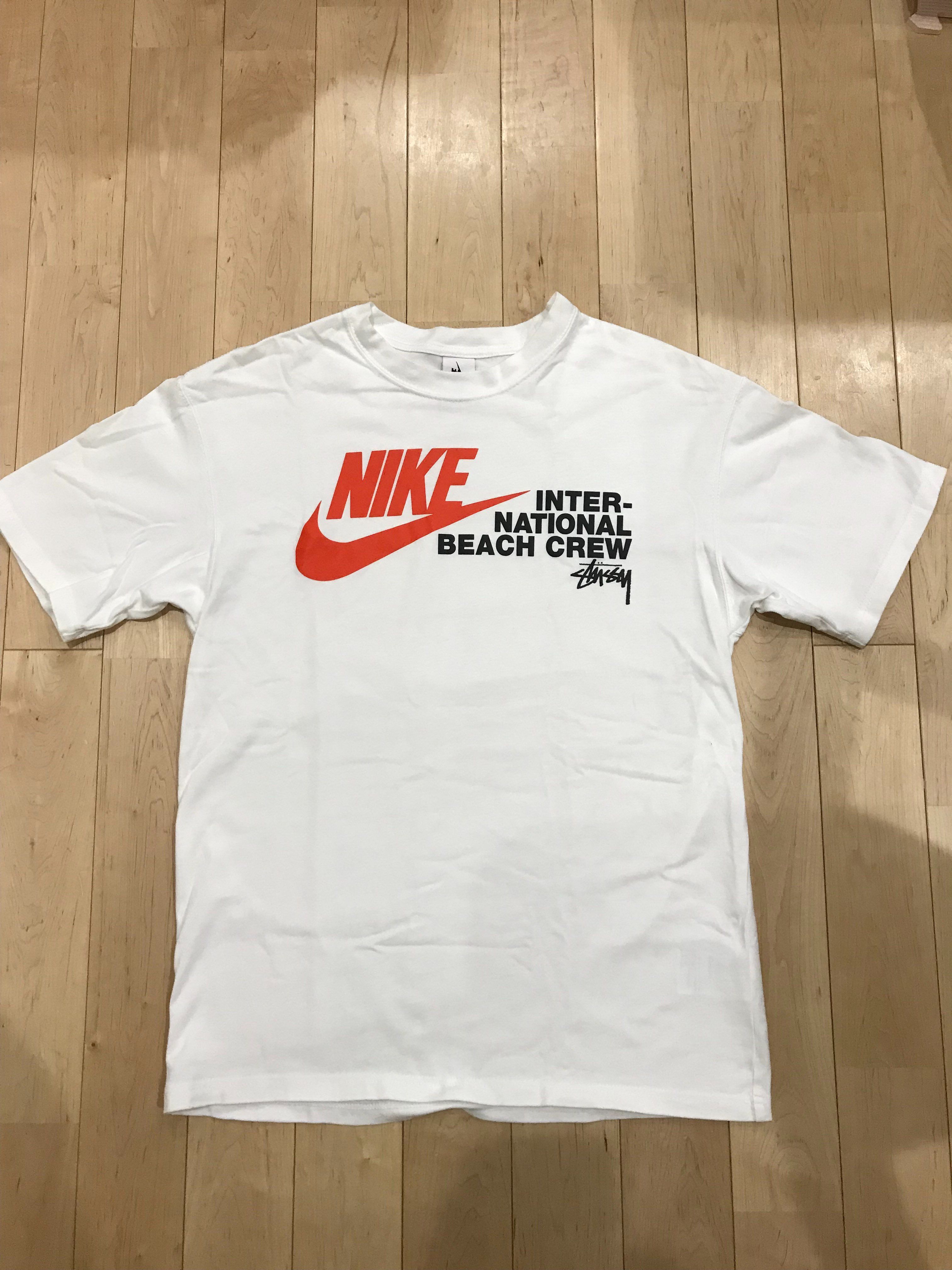 Nike x Stussy International Beach Crew T-Shirt "White"