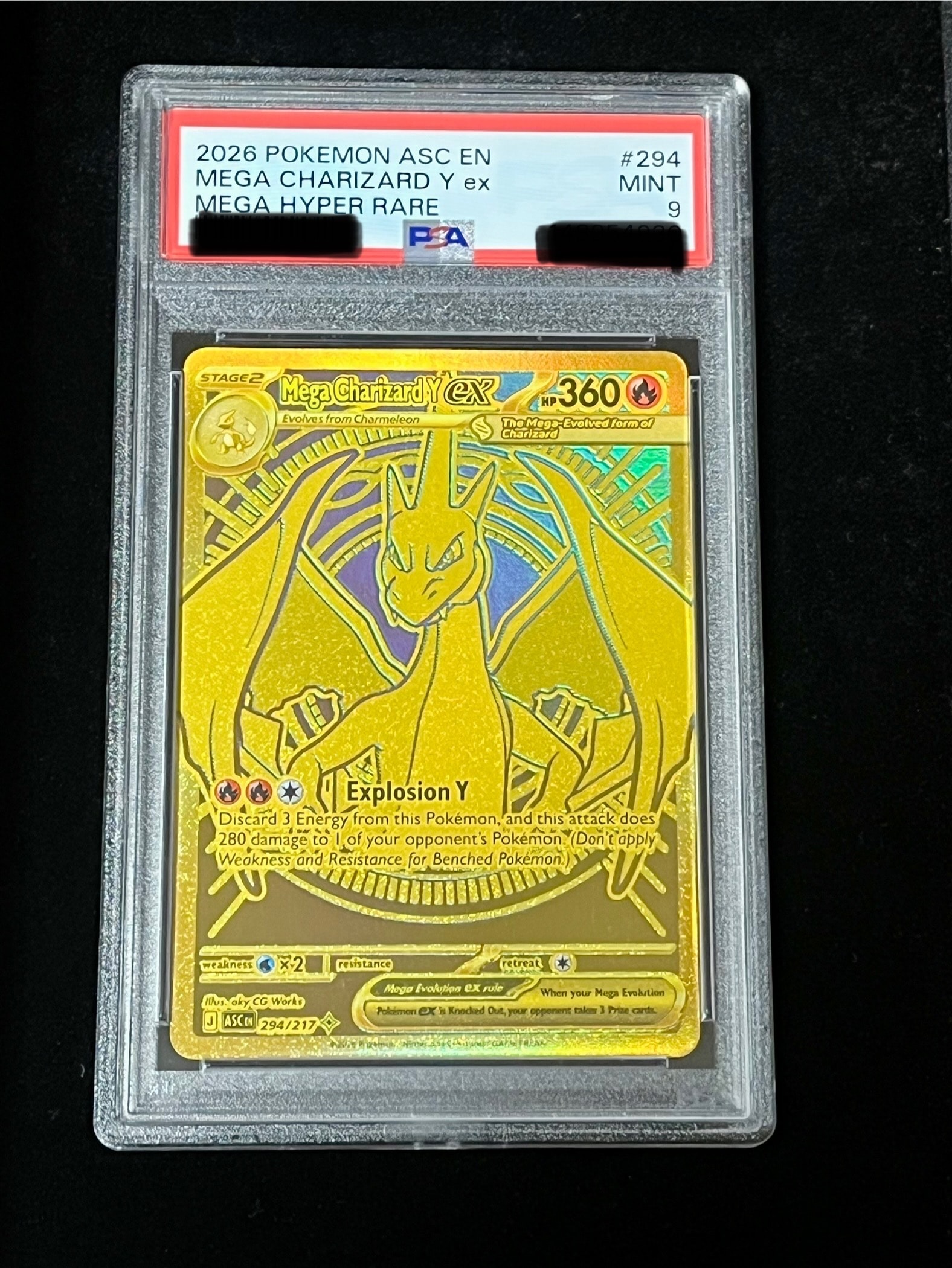 メガリザードンYex MHR [ASC 294/217]【英語版】(メガエボリューション「アセンデッド ヒーローズ」)