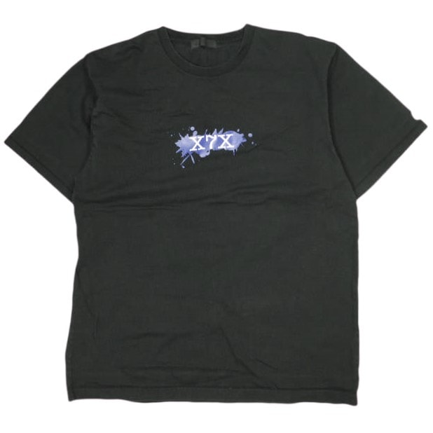 GOD SELECTION XXX x FRAGMENT DESIGN ゴッドセレクション トリプルエックス フラグメントデザイン 20SS 別注 日本製 7TH ANNIVERSARY PRINT TEE 7周年記念Tシャツ L ブラック 半袖 トップス