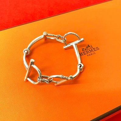 HERMES エルメス ホースビット モチーフ シルバー925 ブレスレット シルバー
71026