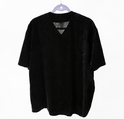 Supreme Velvet Baseball Jersey "Black"