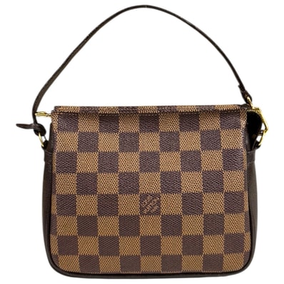 ルイヴィトン トゥルースメイクアップ ダミエ ハンドバッグ ダミエキャンバス N51982 ブラウン レディース LOUIS VUITTON 中古