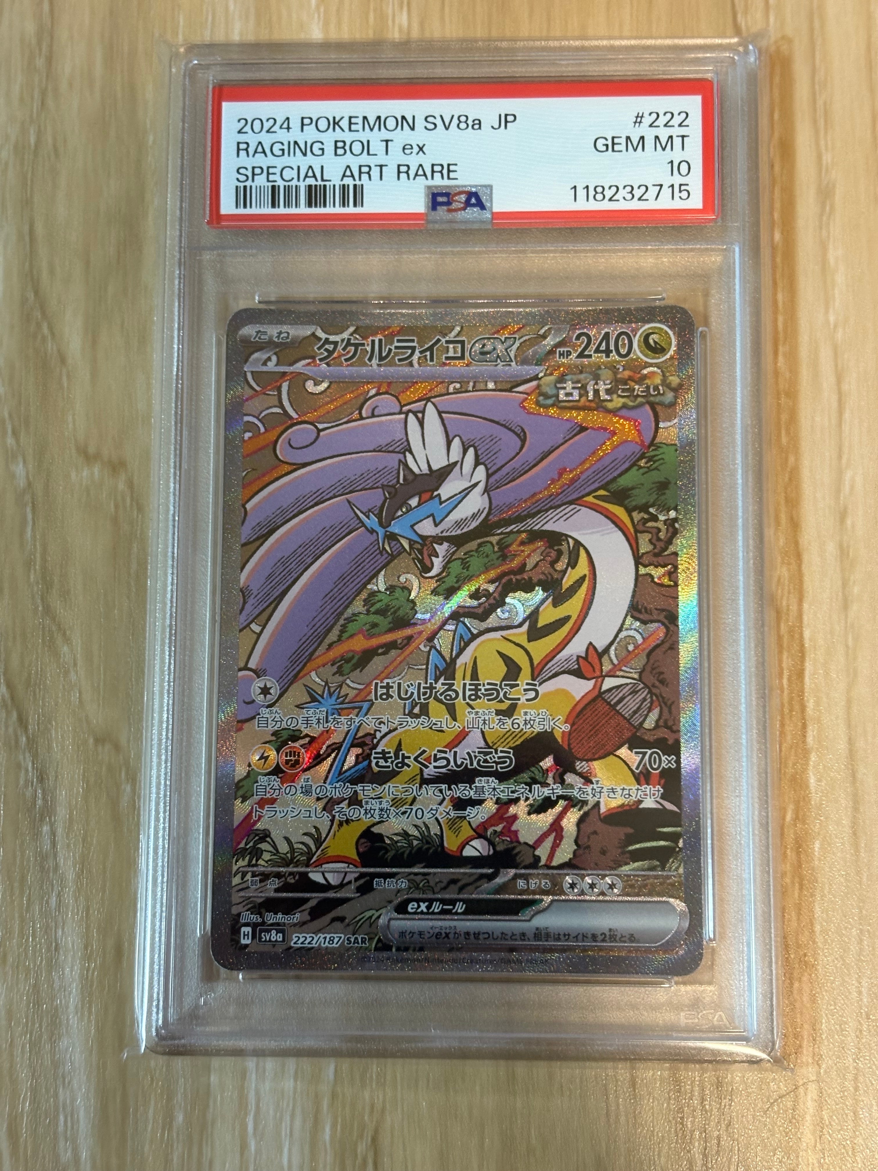 タケルライコex SAR [SV8a 222/187](ハイクラスパック「テラスタルフェスex」)