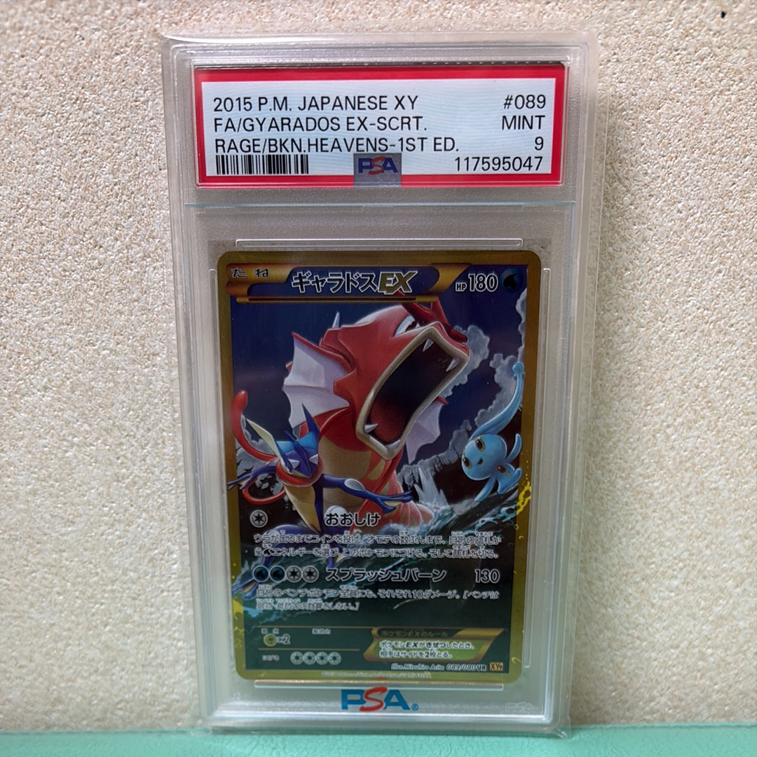 PSA9】ギャラドスEX UR :1ED [XY9 089/080](拡張パック「破天の