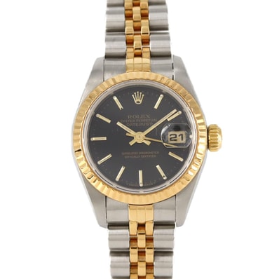 【ノーメンテナンス還元価格】ロレックス デイトジャスト 69173 SSxYG 自動巻 U番