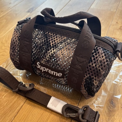 Supreme Mesh Mini Duffle Bag "TrueTimber Kanati Camo" (25SS)