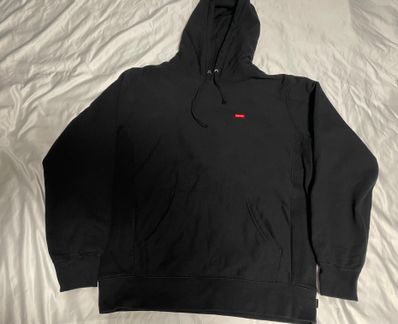 Supreme Small Box Hooded Sweatshirt (20SS) "Black"