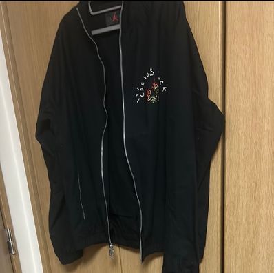 Travis Scott x Air Jordan Brand M J TS WVN JKT "Black"