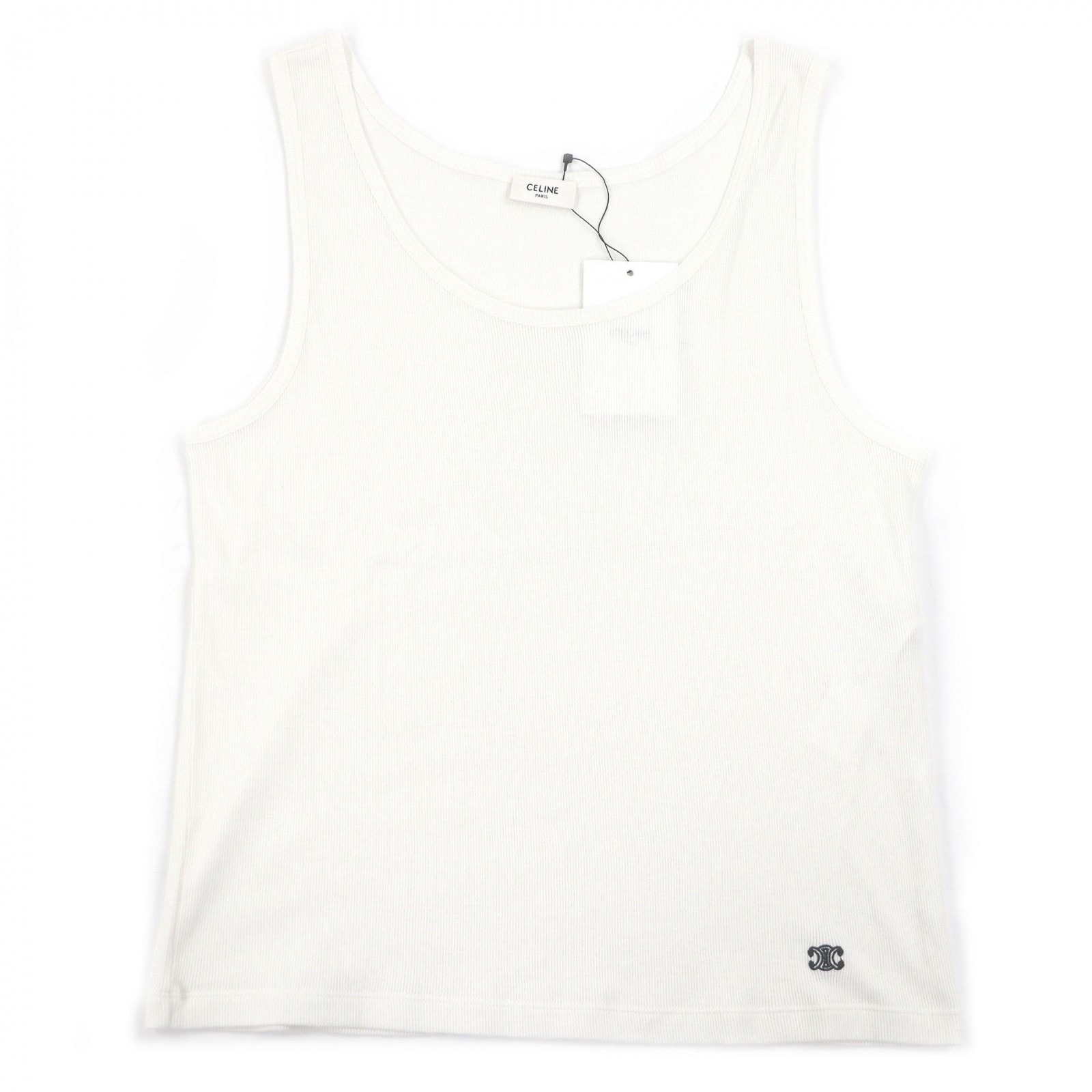 未使用品 セリーヌ トップス ホワイト メンズ L 2X365322T