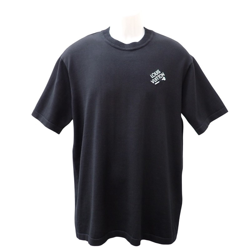 C (やや傷や汚れあり)】ルイヴィトン シグネチャーロゴTシャツ 23SS