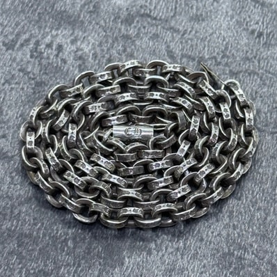 Chrome Hearts Paper Chain Necklace "Silver"